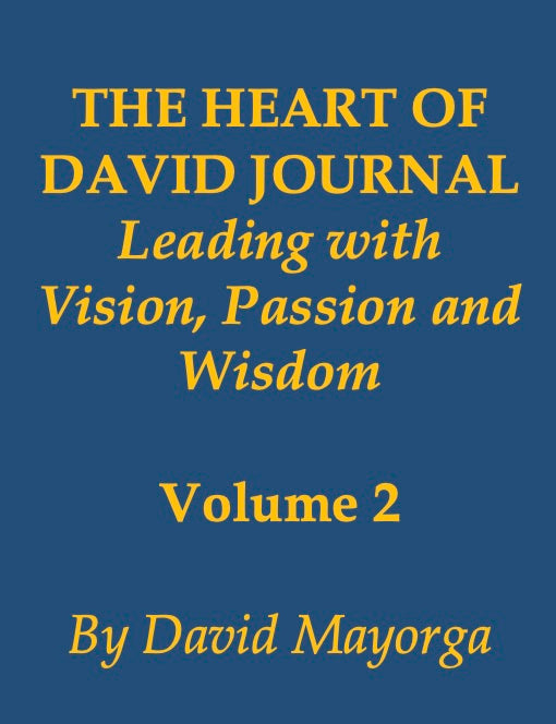 THE HEART OF DAVID JOURNAL VOLUME 2  [Hardback] by David Mayorga