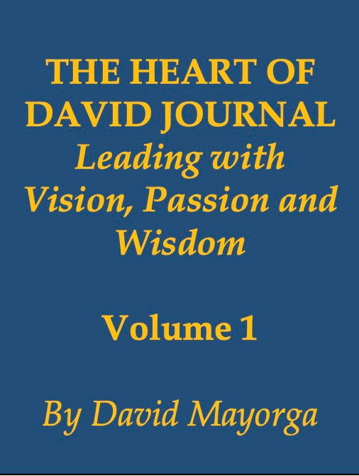 THE HEART OF DAVID JOURNAL VOLUME 1  [Hardback] by David Mayorga