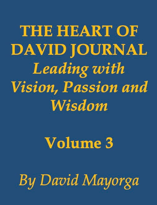 THE HEART OF DAVID JOURNAL VOLUME 3 [Hardback] by David Mayorga